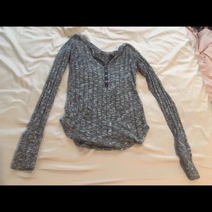 Grey Henley long sleeve